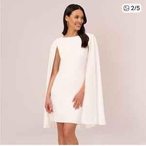 Adrianna Papell White Mini Dress